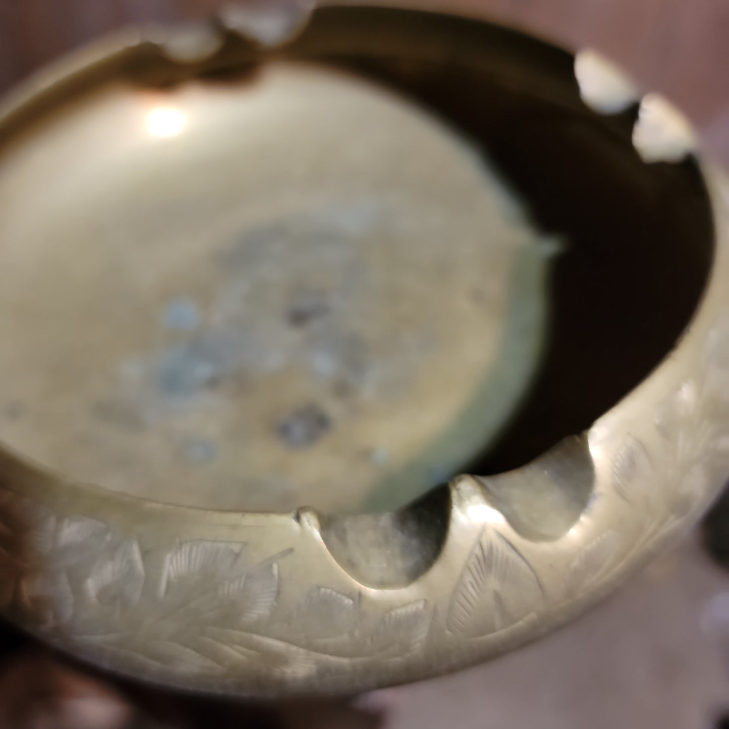 Vintage oriental/India copper/brass/metal ashtray/bowl/trinket dish, incense burner,home decor,collectible,decoration,