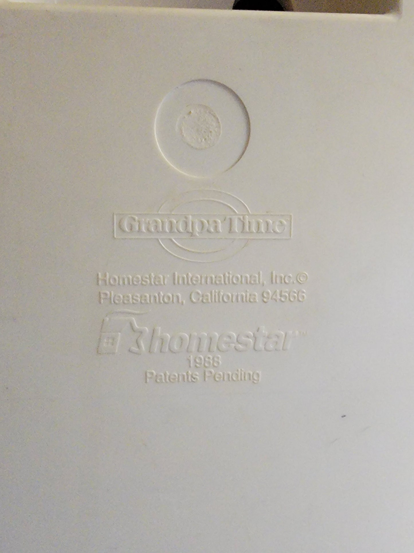 Homestar 1988 Grandpa Time Talking Clock W/o Tapes Or Power Source - For Parts!
