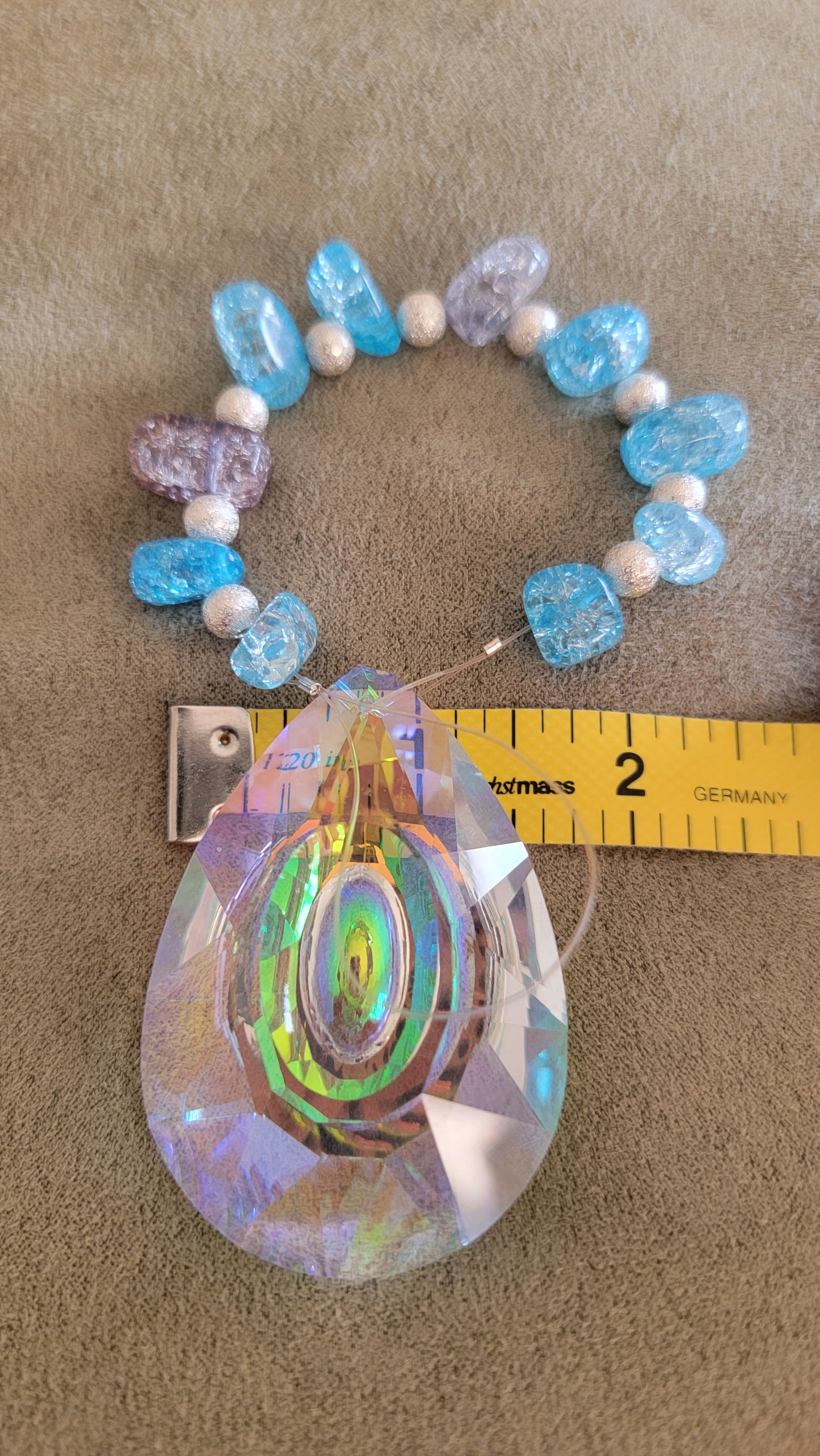 Horse Eye Blue Rock Sun Catcher