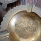 Vintage small brass change tray/trinket catchall/ashtray 3 pieces Furnishing