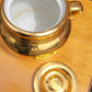 Hall Golden Glo Bean Pot #783 With Lid Warranted 22K