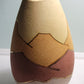 Hand Thrown Decorated Southwestern Style Art Pottery 10" Vase w/Gold Trim