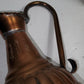 Vintage copper handmade pitcher.