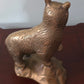 Vintage Gold Brass Bear Animal Figurine Bookend