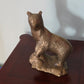 Vintage Gold Brass Bear Animal Figurine Bookend