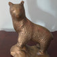 Vintage Gold Brass Bear Animal Figurine Bookend