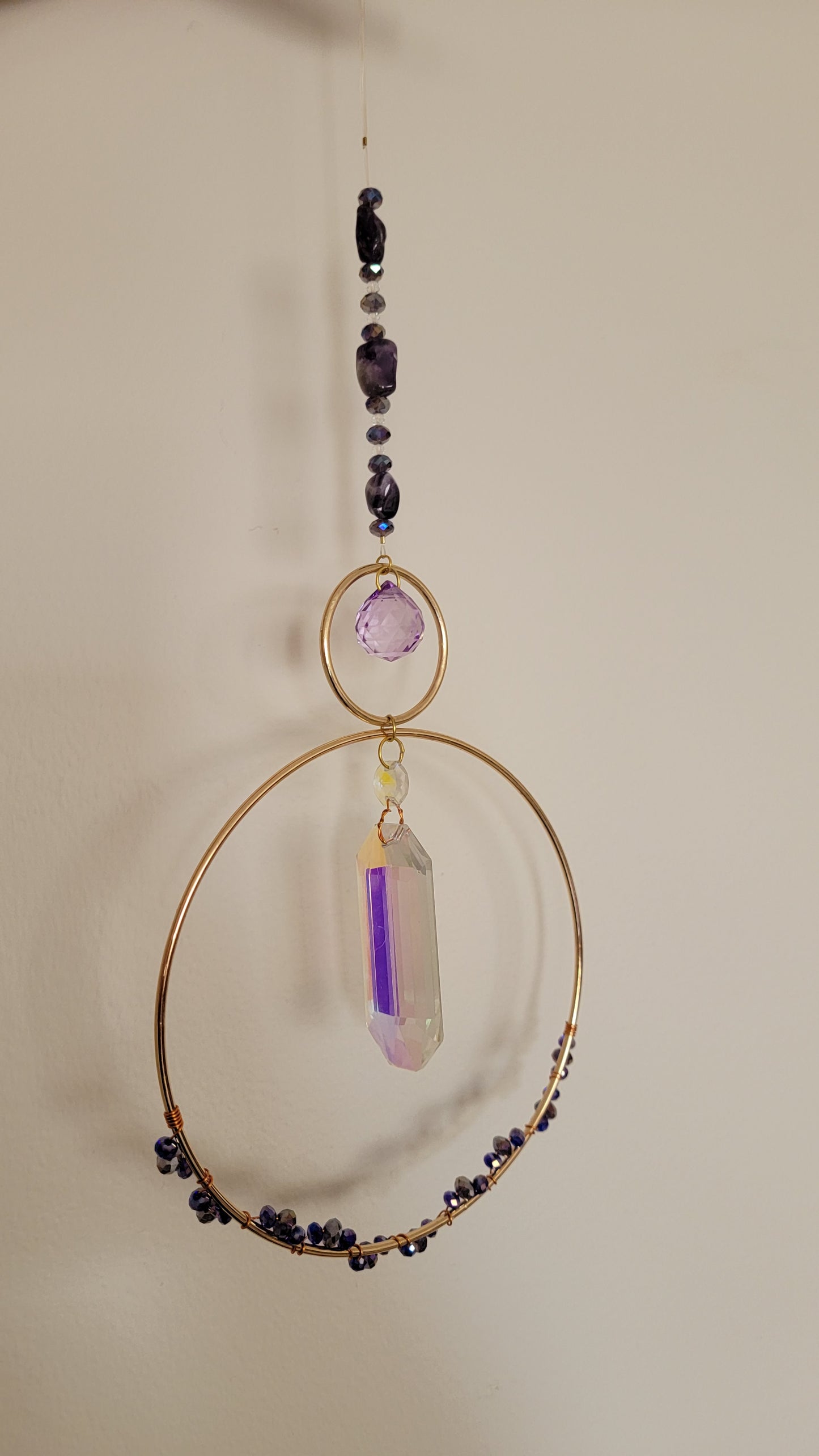 Amethyst Small Purple Large Clear Sun Catcher