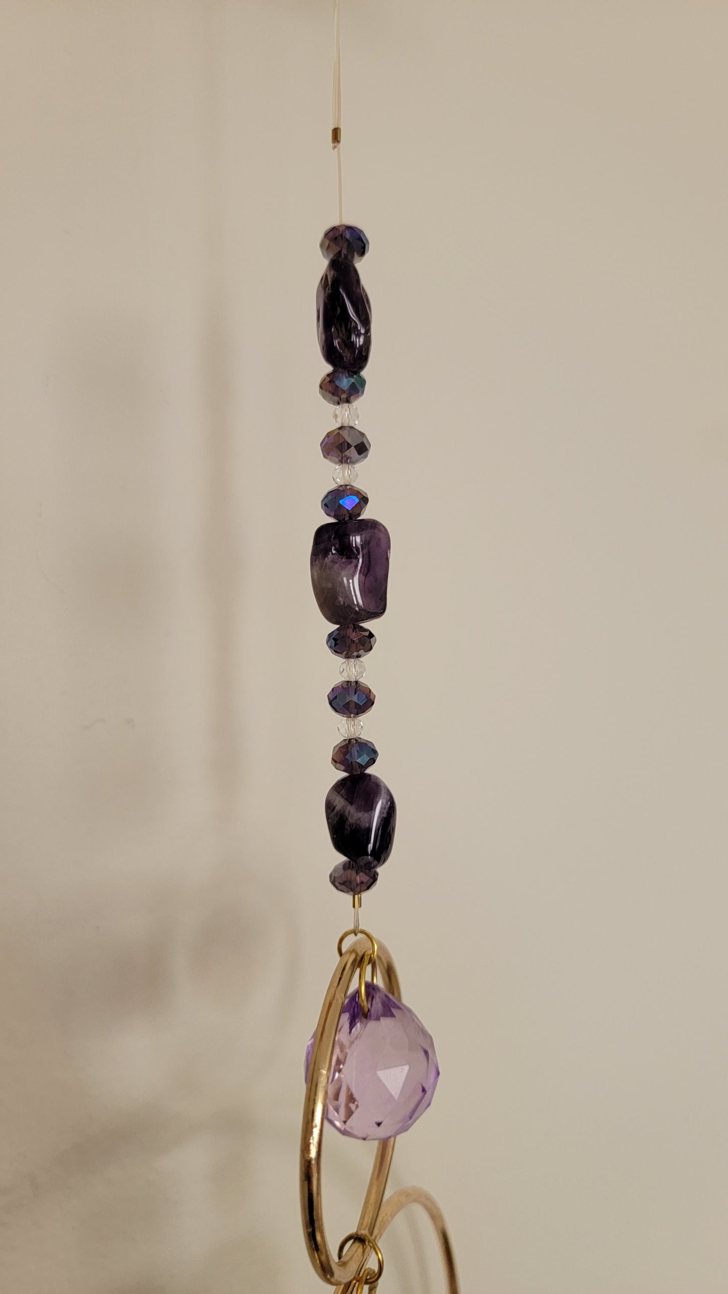 Amethyst Small Purple Large Clear Sun Catcher