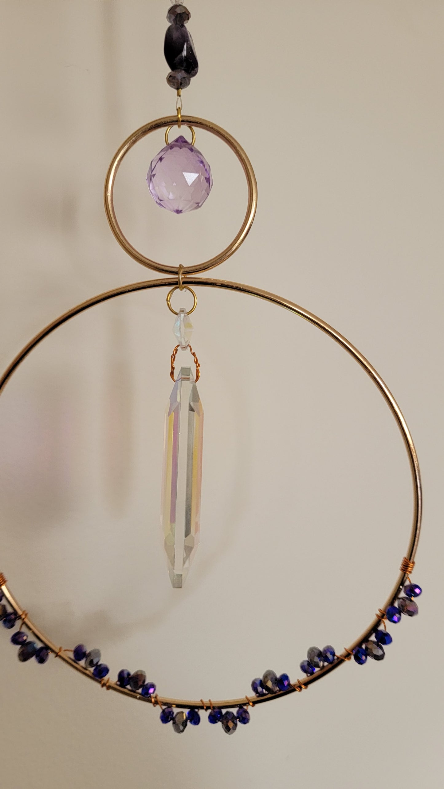 Amethyst Small Purple Large Clear Sun Catcher