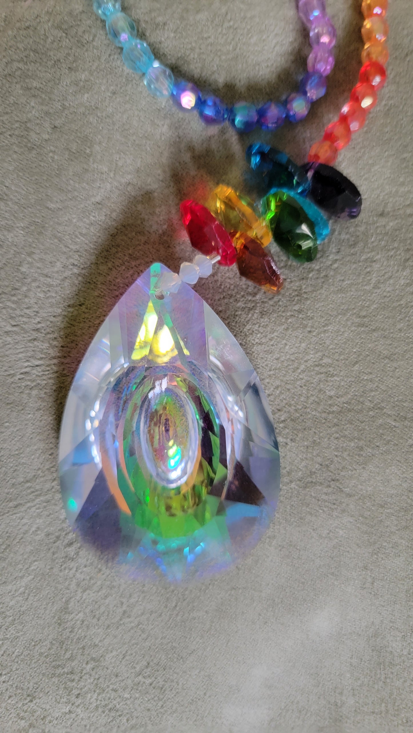 Horse Eye Crystal Rainbow Sun Catcher