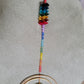 Double Rainbow Double Ring Large Clear Crystal