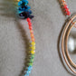 Double Rainbow Double Ring Large Clear Crystal