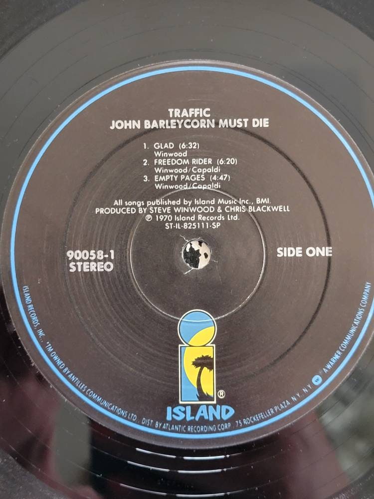 Traffic John Barleycorn Must Die Vintage Vinyl