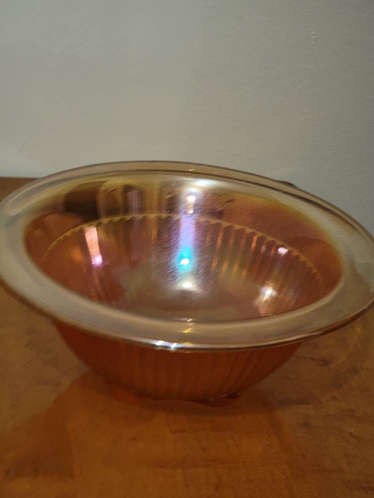 Orange Carnival Glass Nesting Bowls, Mixing Bowls, Batter Bowls Orange –  Joseph Jane Vintage
