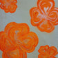 Original Mixed Medium Arcylic on 8"× 10" Canvas Vibrant Neons Glowing Orange Flowers