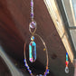 Purple Rain Crystal Sun Catcher Window Prism Hanging Decoration