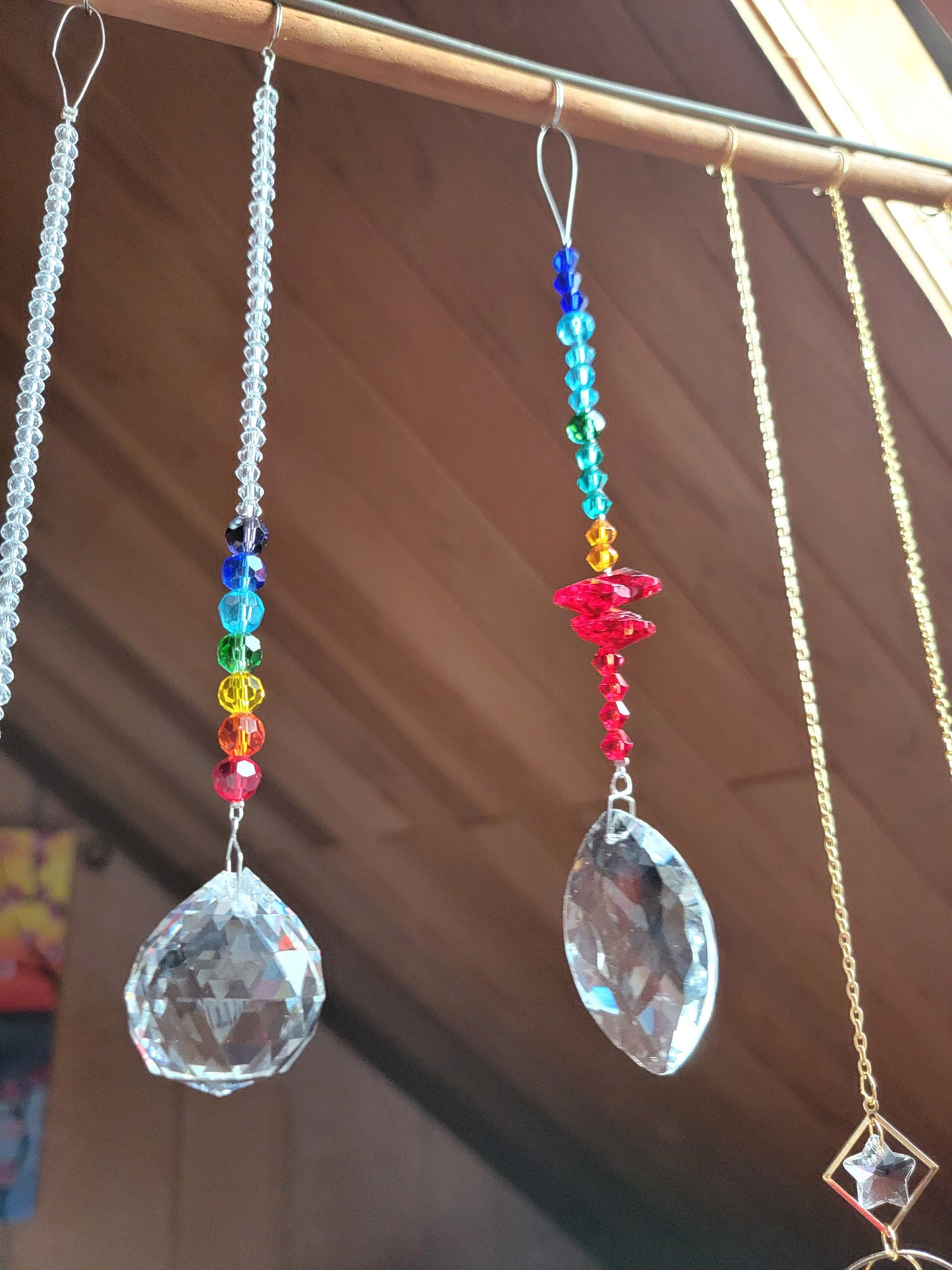 Multi-colored Crystal Sun Catcher Rainbow Window Prism Hanging Decoration