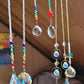 Multi-colored Crystal Sun Catcher Rainbow Window Prism Hanging Decoration