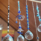Blue Spectrum Crystal Sun Catcher Window Prism Hanging Decoration