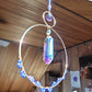 Purple Rain Crystal Sun Catcher Window Prism Hanging Decoration